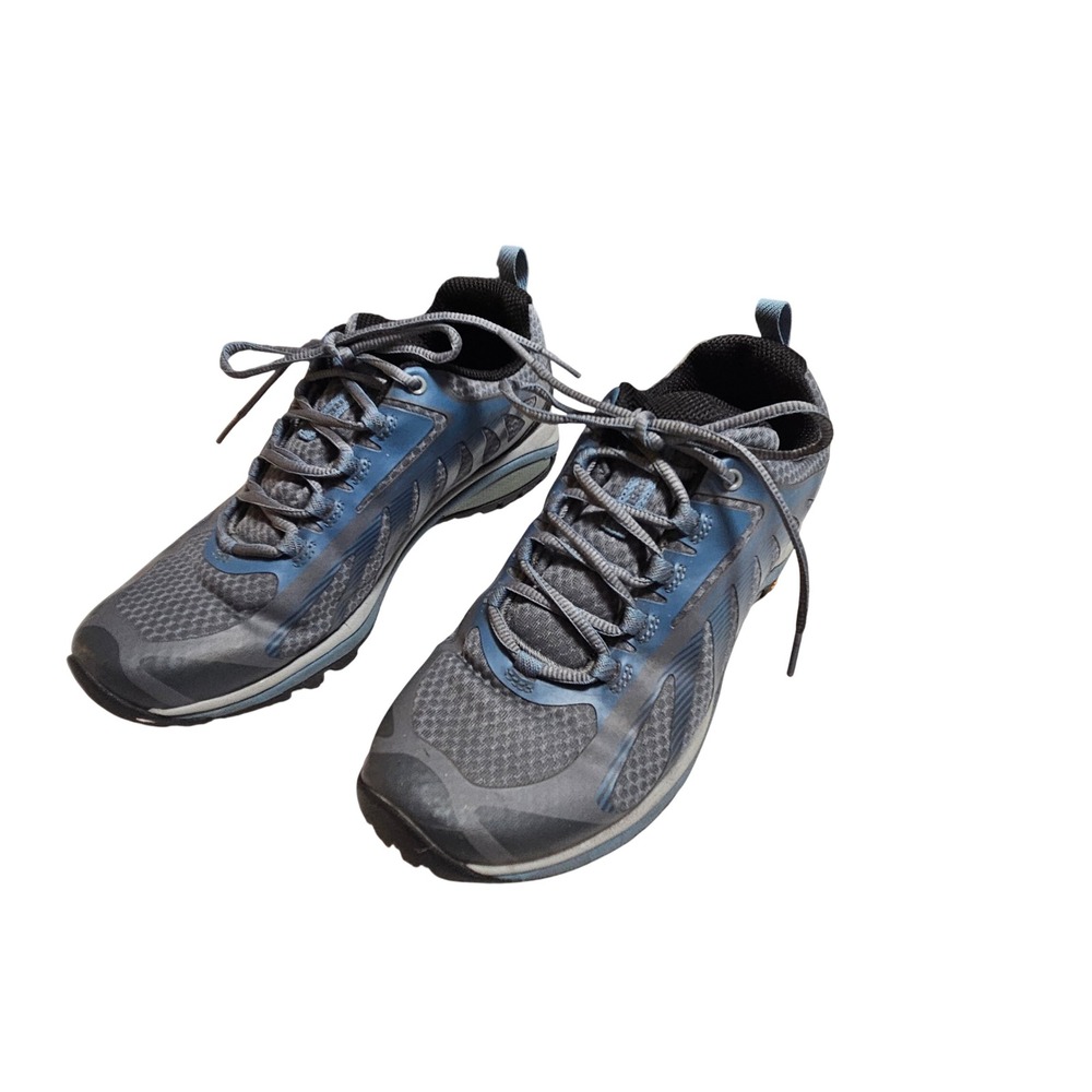 Merrell Siren Edge 3 Womens Hiking Shoes Blue Grey Vibram J034434 Size 9‎